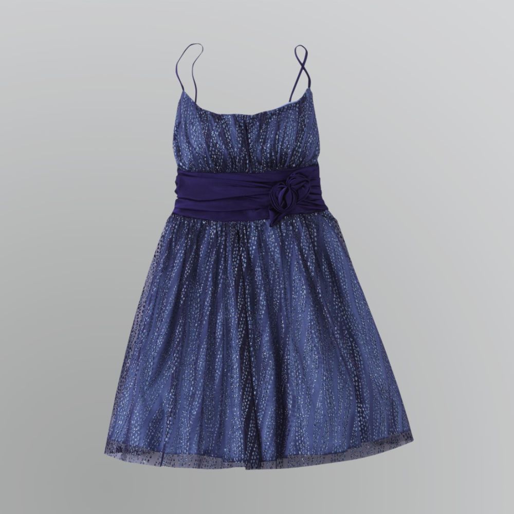 B Smart Junior's Blue Glitter Party Dress at Sears.com