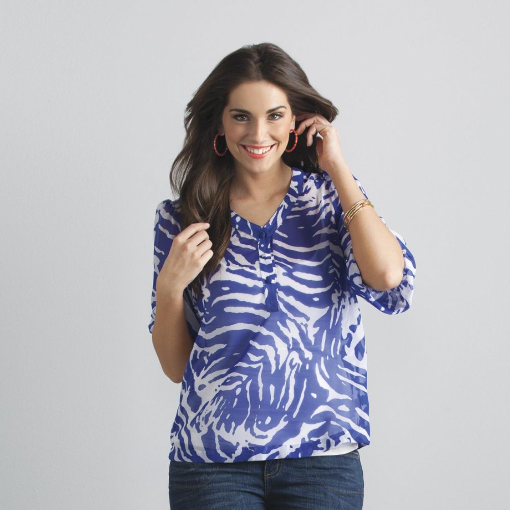 Sofia by Sofia Vergara Women's Semi-Sheer Blouse at Kmart.com
