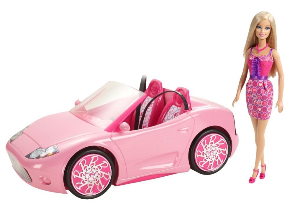 Barbie Glam Convertible & Doll at Kmart.com