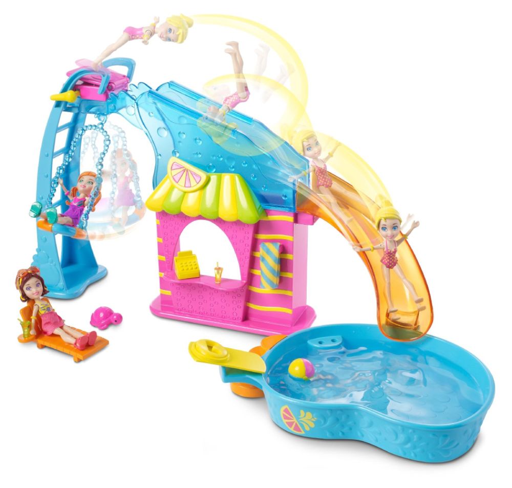 Polly Pocket FLIP 'N SWIM Pool Set Children's Toys