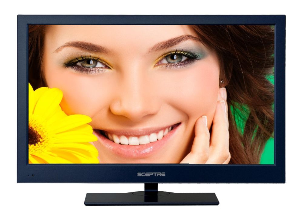 Sceptre E243LV-FHD 23 Blue 1080P LED HDTV 5ms, 3x HDMI, 1920x1080 Resolution, 250cd/m2 Brightness, USB                           at mygofer.com