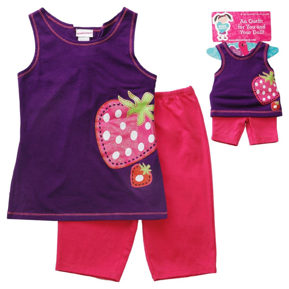What A Doll Girls Shorts and Tank Set Strawberry at Kmart.com