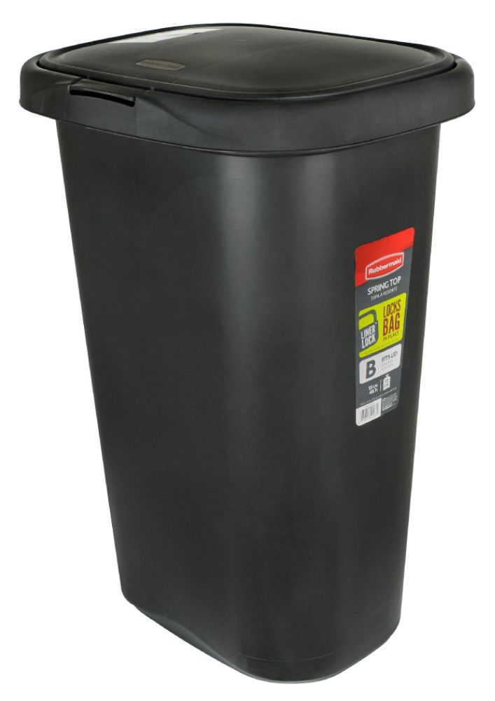 13 GALLON LINER LOCK BLACK - RUBBERMAID at Kmart.com