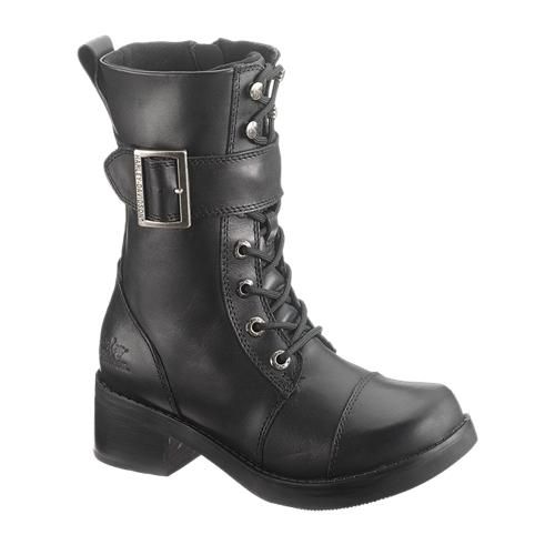 Harley-Davidson Women's Jammie 8" Black Leather 85259 at Sears.com
