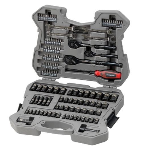137PC. BLACK CHROME MECHANICS TOOL SET