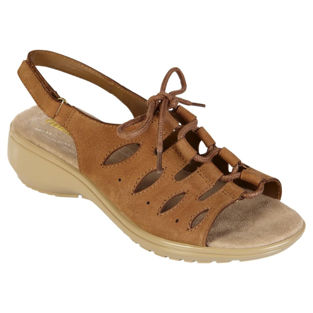 Cobbie Cuddlers Women's Michaelene Slingback Ghille Sandal WW - Brown at Kmart.com