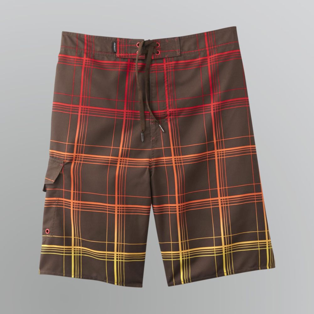 Joe Boxer Young Men's Plaid Swim Trunks at Sears.com