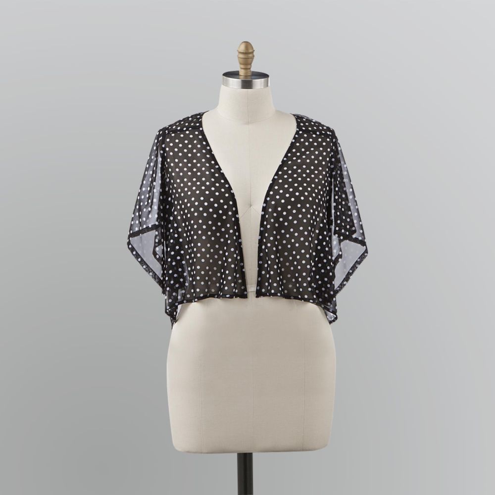 Apostrophe Women's Petite Dots Chiffon Jacket at Sears.com