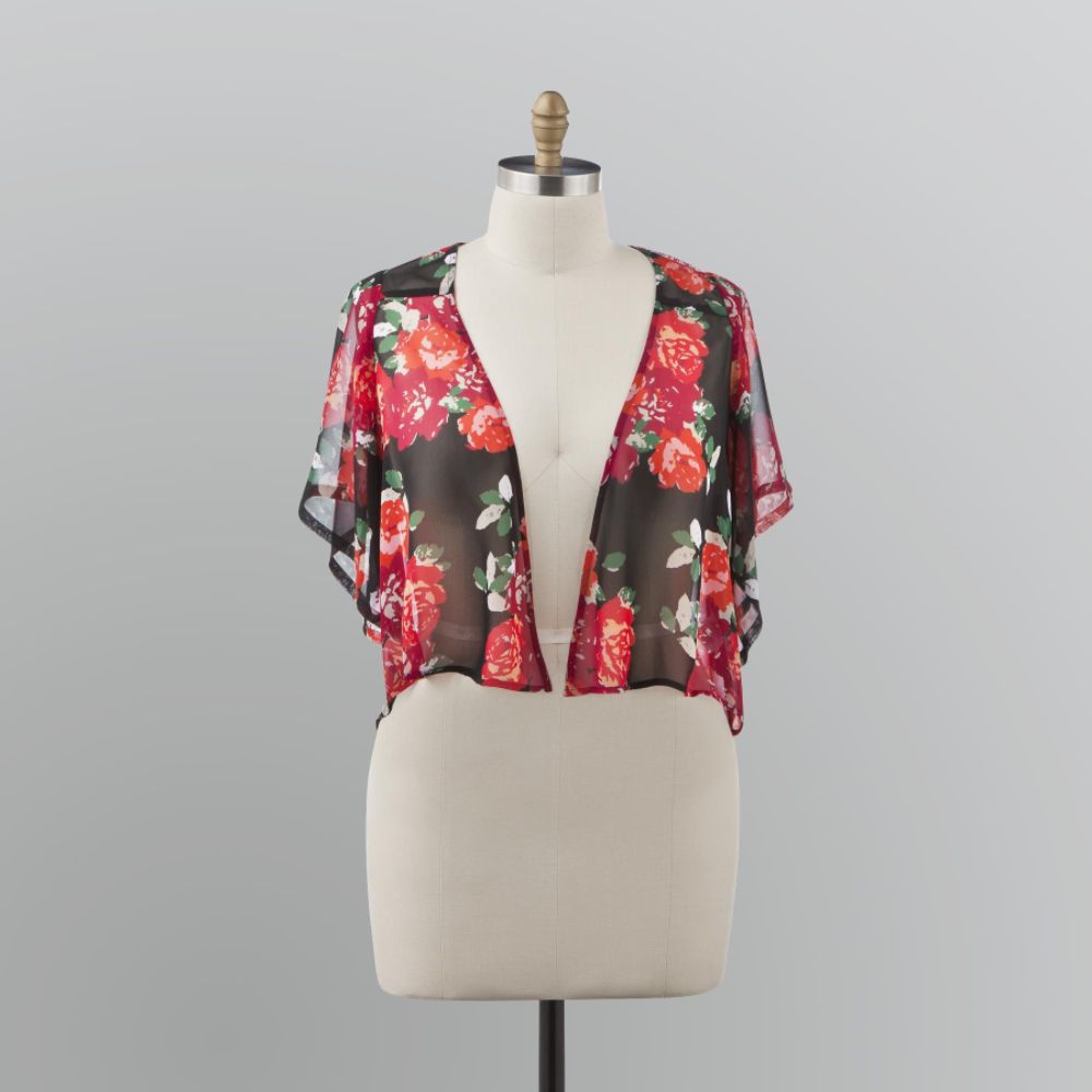 Apostrophe Women's Petite Tomato Chiffon Jacket at Sears.com