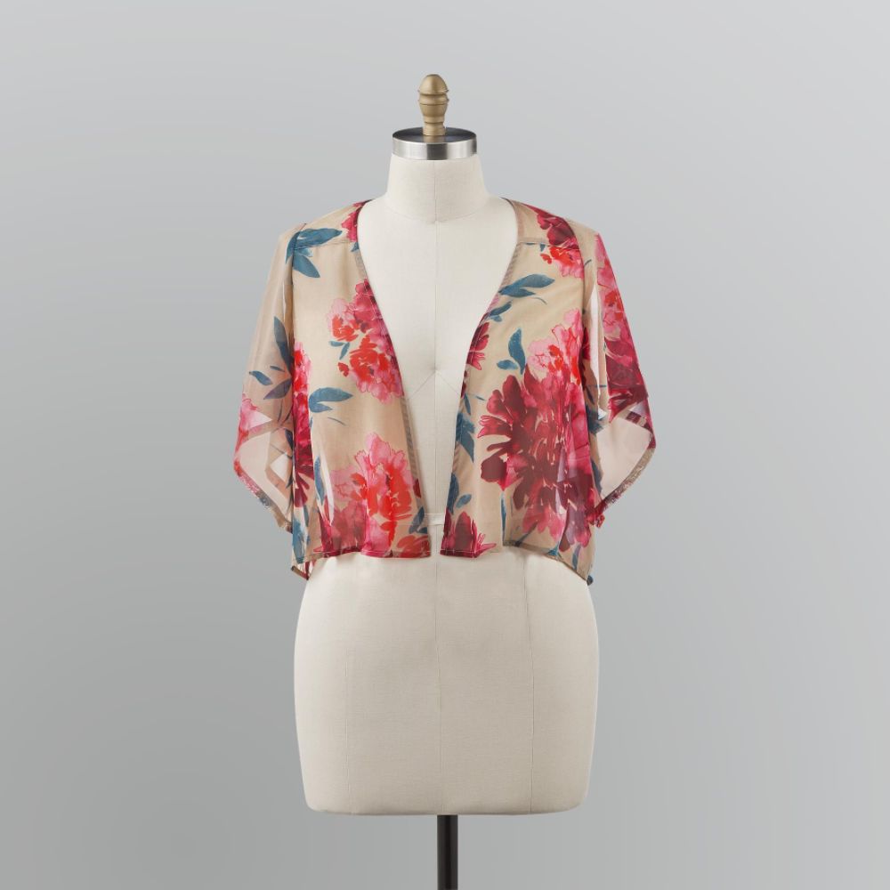 Apostrophe Women's Petite Khaki Chiffon Jacket at Sears.com