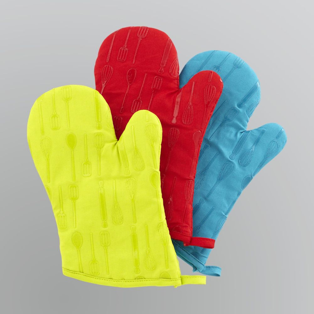 Sandra by Sandra Lee Silicone Utensils Oven Mitt
