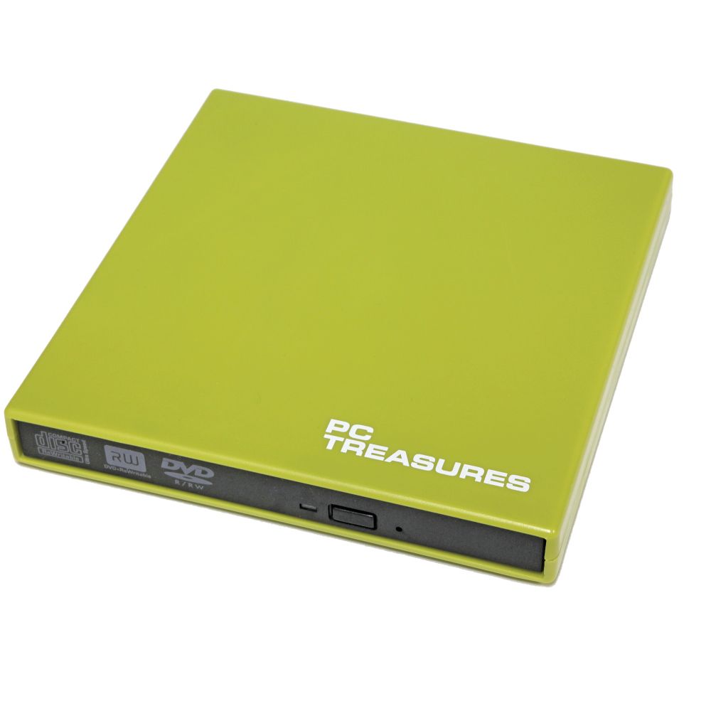 PC Treasures External DVD/RW Drive green at Kmart.com