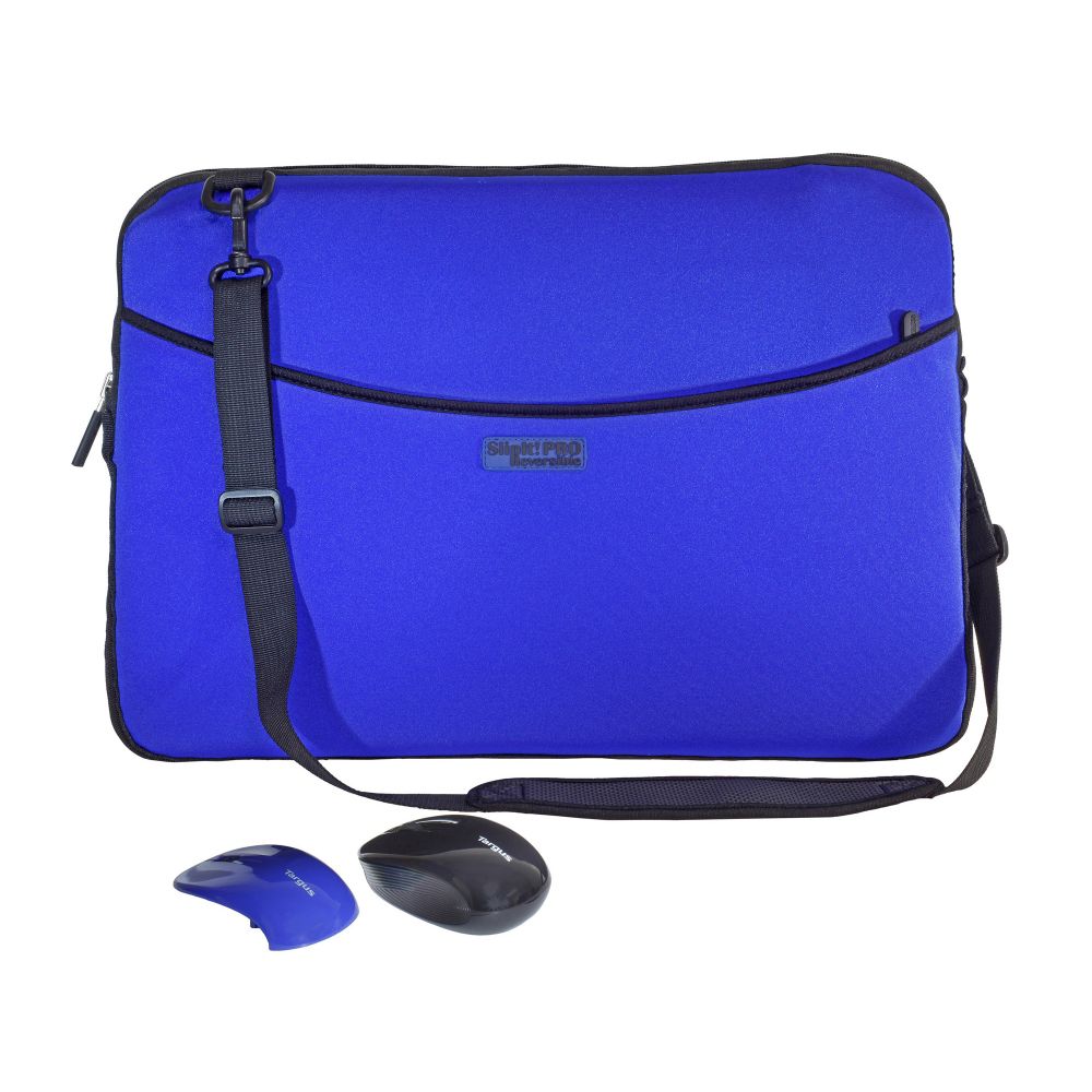 PC Treasures 17  SlipIt Pro Reversible Bag and Targus Mouse w/Blue Lid at Kmart.com