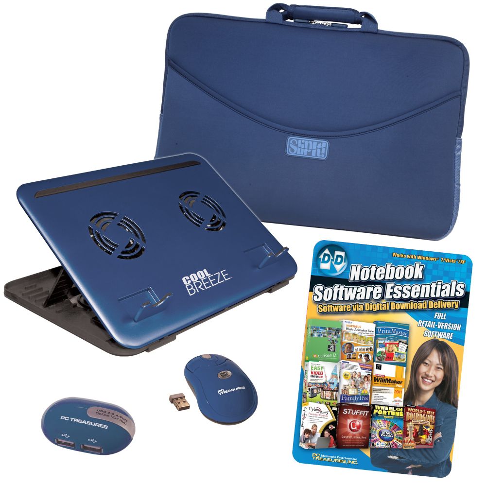 PC Treasures 17.3  Notebook Acces Kit / software navy at Kmart.com