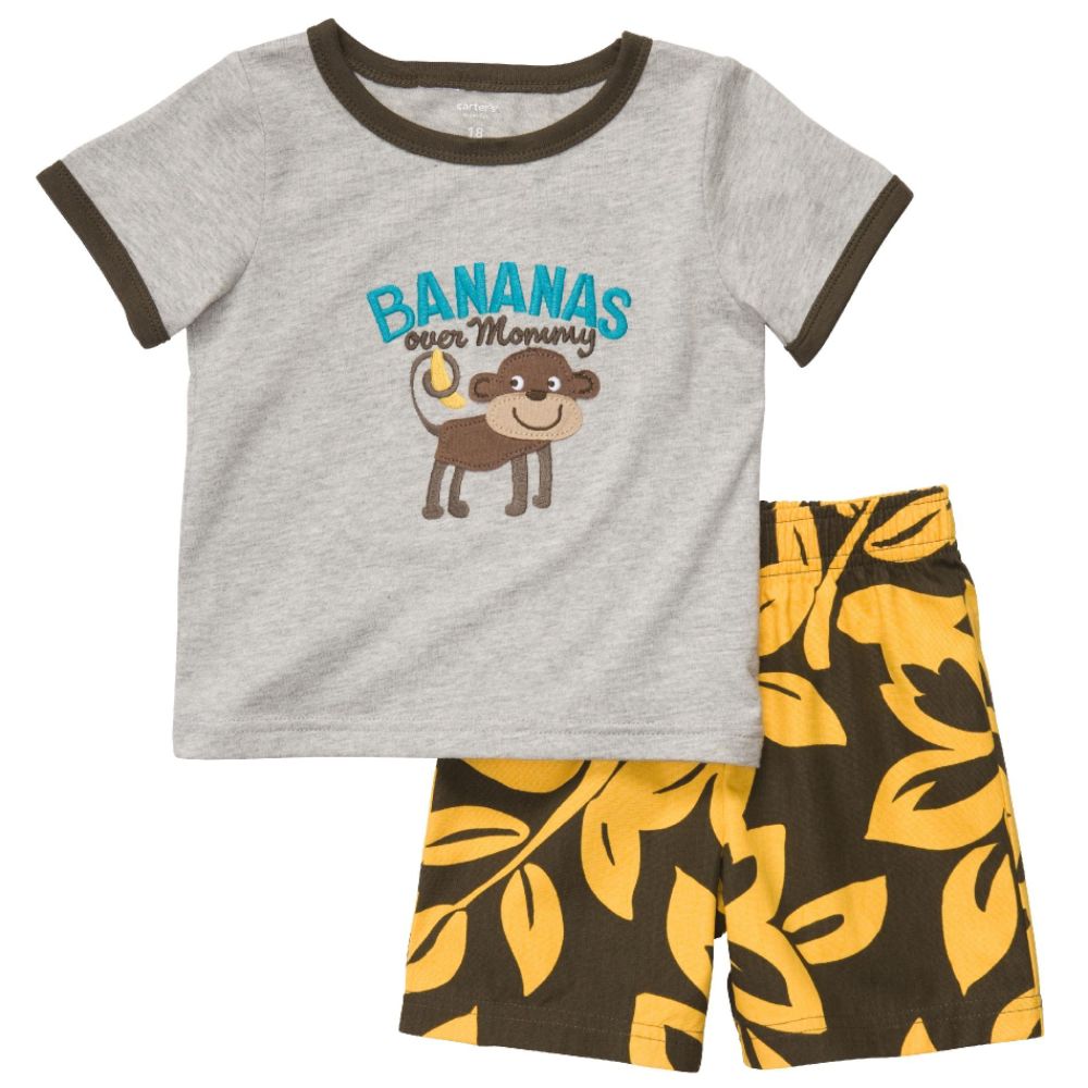 Carters Boy’s Infant Monkey Printed Shirt Set at Sears.com