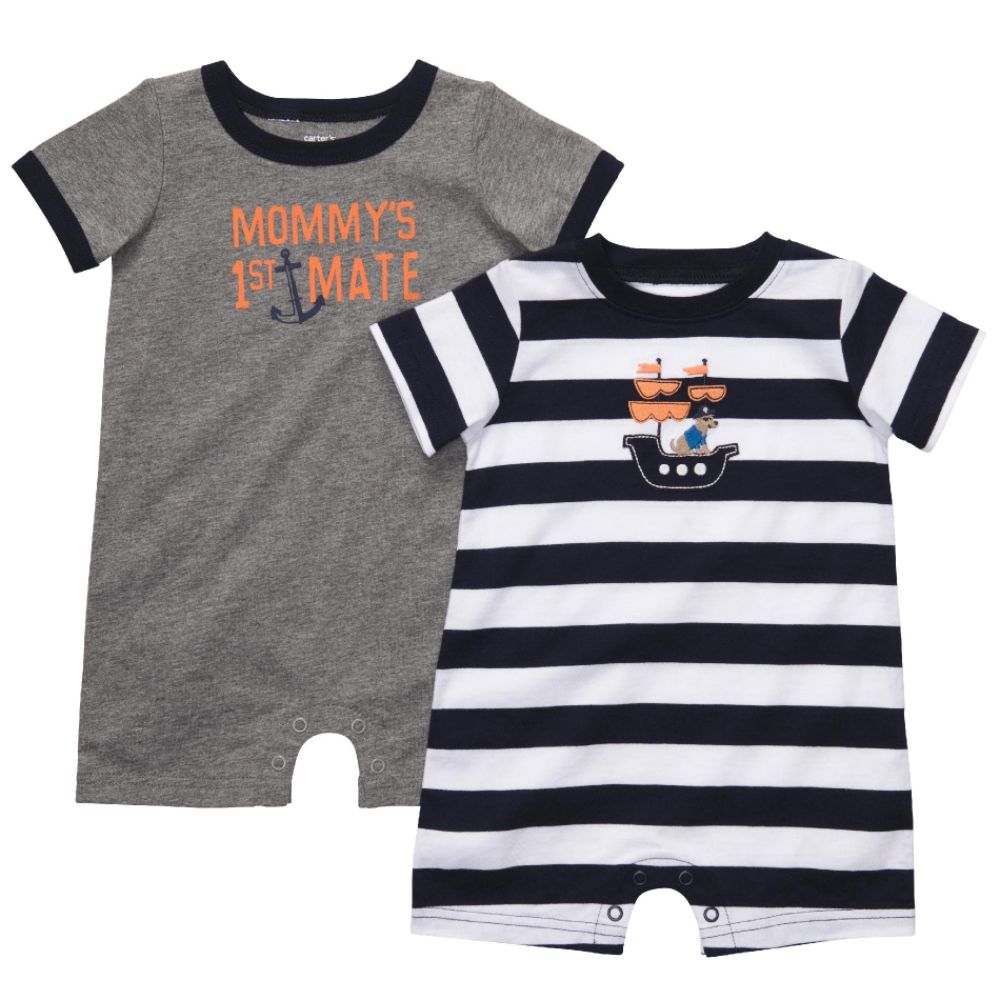 Carters Boy's Infant ‘Romper '1st Mate’ 2 Pack at Kmart.com