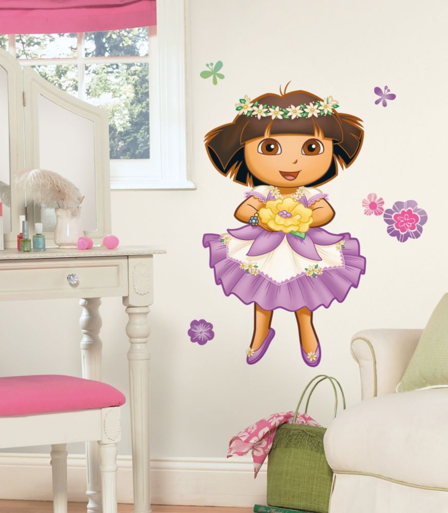 RoomMates Dora's Enchanted Forest Peel &