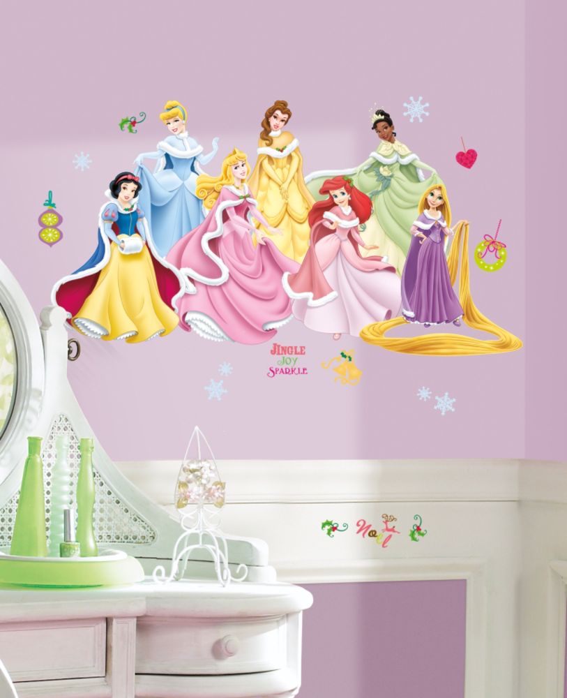 RoomMates&nbsp; Disney Princess - Holiday Peel & Stick Wall Decals
