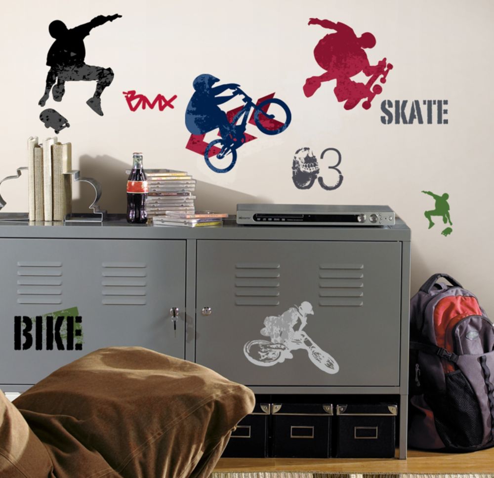 RoomMates&nbsp; Extreme Sports Peel & Stick Wall Decals
