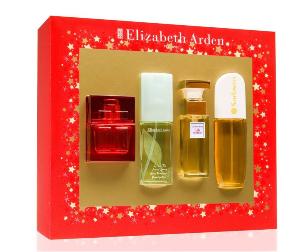 Arden Coffret 4-Piece Set - Red Door 0.33 oz, 5th Ave 0.33 oz, Green Tea 0.5 oz, Sunflowers 0.5 oz at Kmart.com