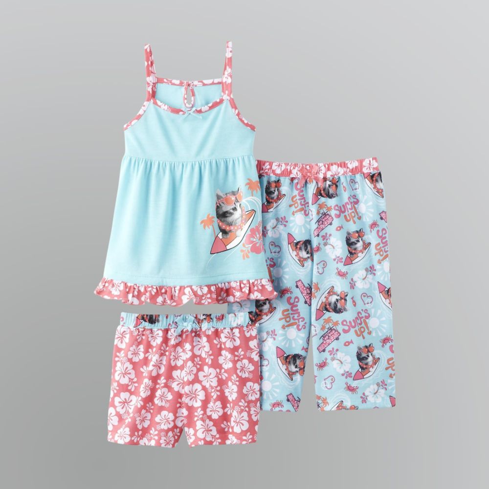 Joe Boxer Infant & Toddler Girl's Surfer Kitty Sleepwear Set at Sears.com