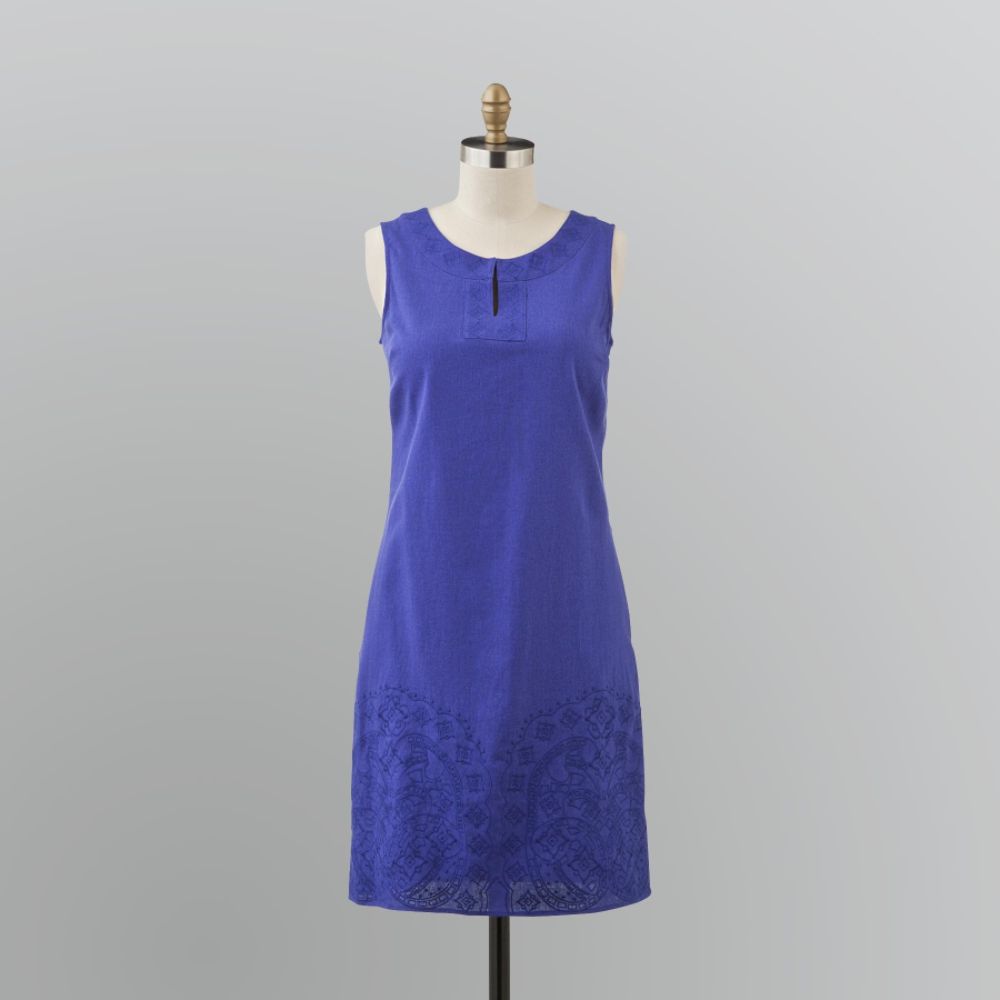Jaclyn Smith Women's Linen Sheath Dress at Kmart.com