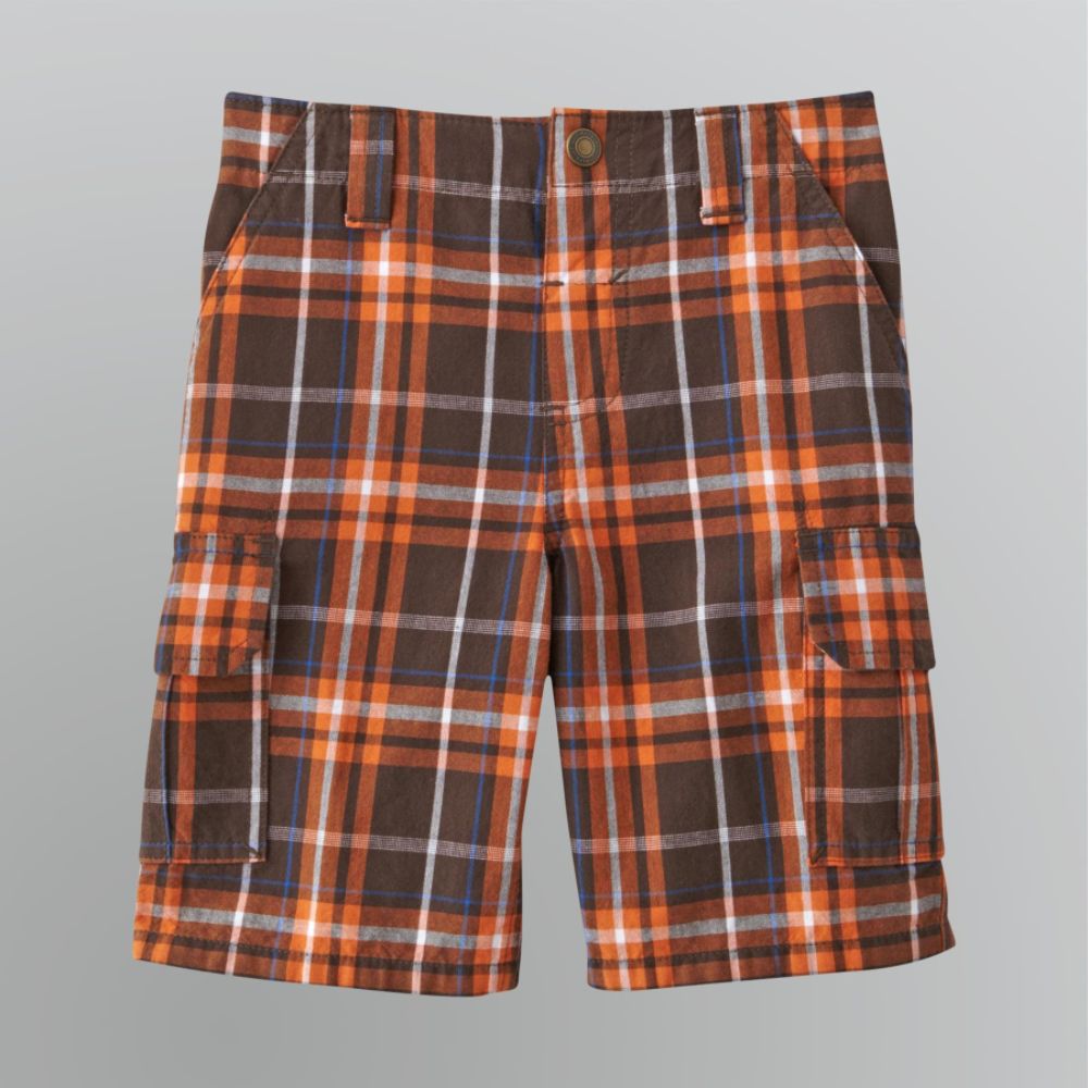 WonderKids Infant and Toddler Boy's Plaid Cargo Shorts at Kmart.com