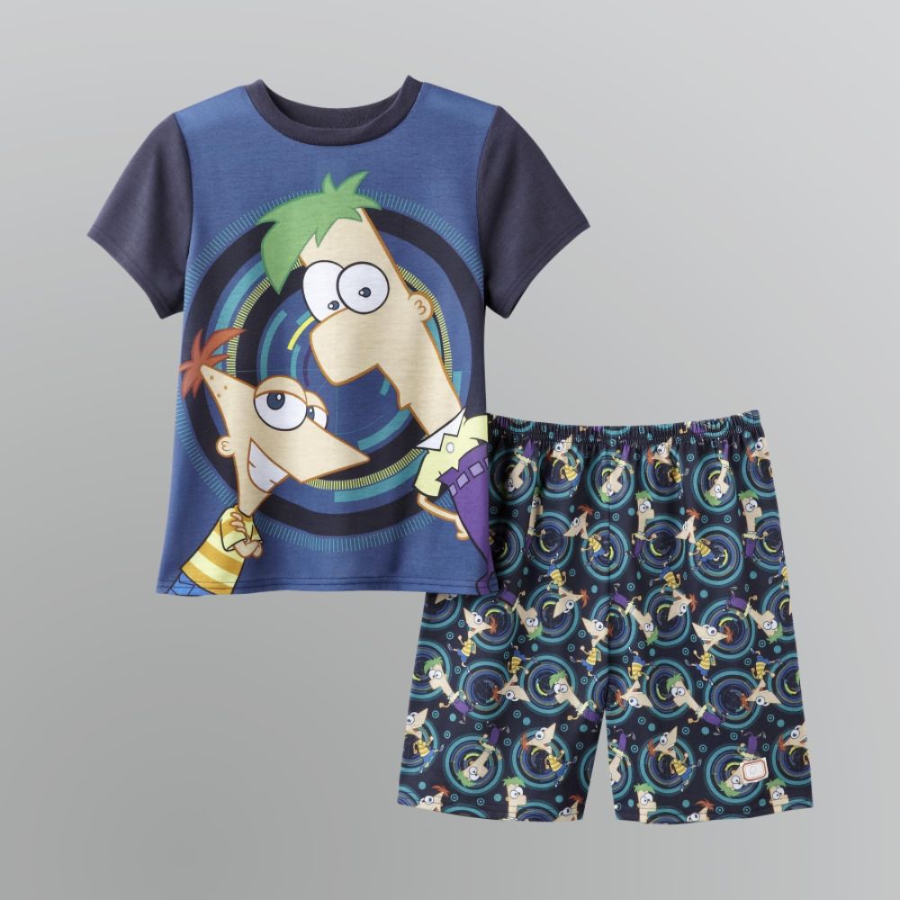 Disney Boy's Phineas & Ferb Pajama Set