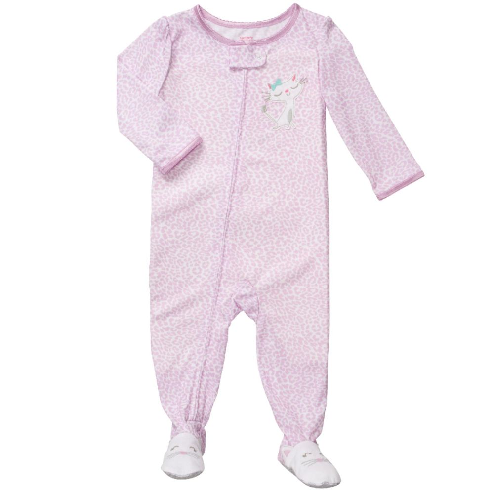 Carters Girl’s Infant Sleepwear Pink Leopard 1-Pc. at Sears.com