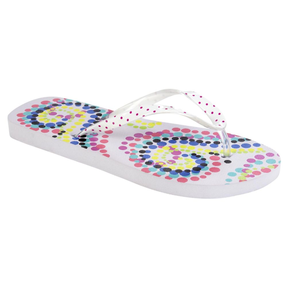 Women's Min Polka Dot Sandal - White