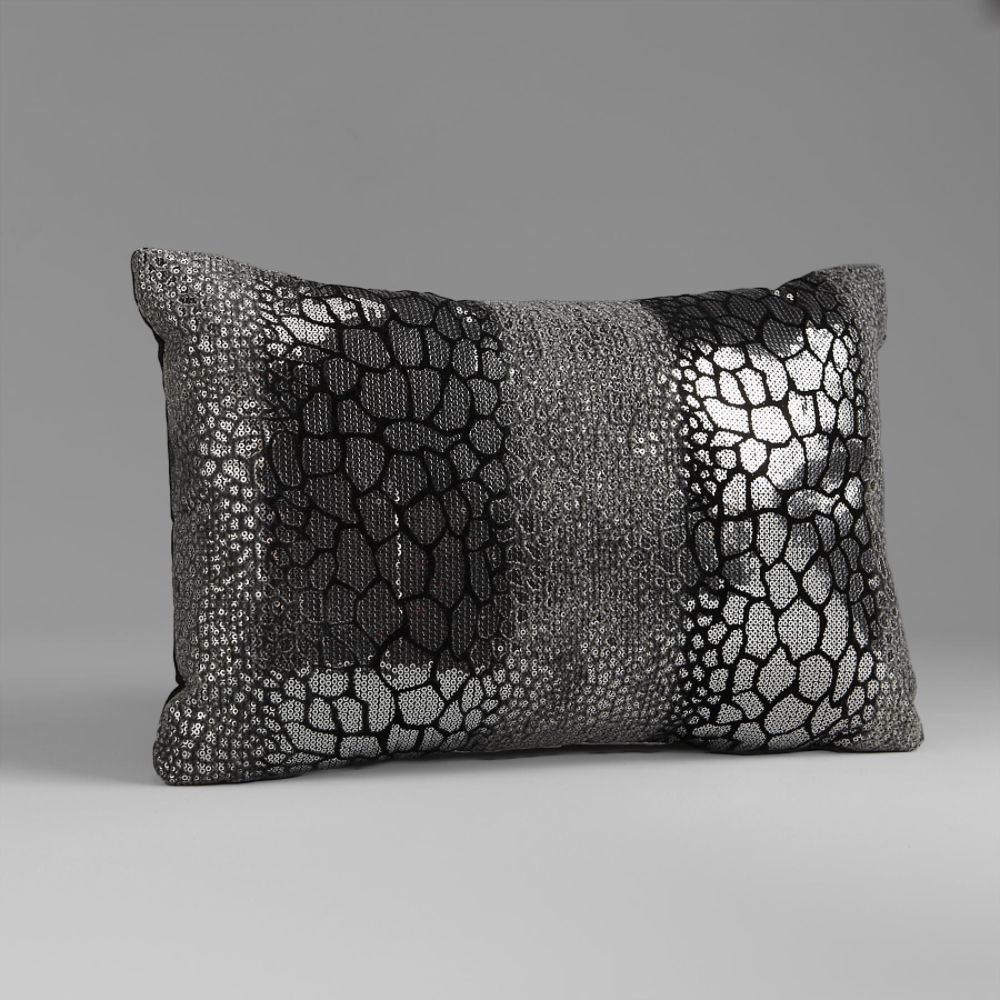 Sofia by Sofia Vergara Black Magic Velvet Flocked Sequin Pillow at Kmart.com