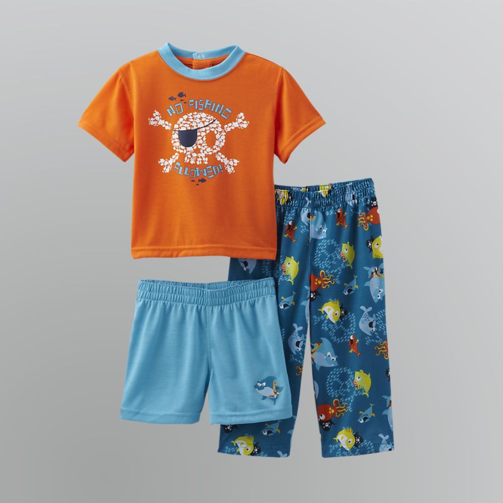 Joe Boxer Infant & Toddler Boy's 3-Piece Pajama Set - Pirates at Sears.com