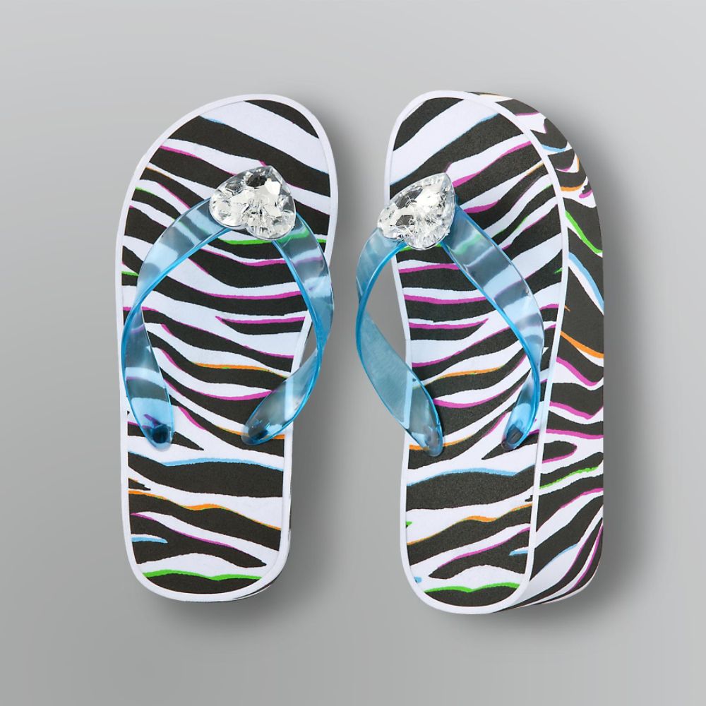 Joe Boxer Girl's Polka Dot Wedge Flip-Flops at Sears.com