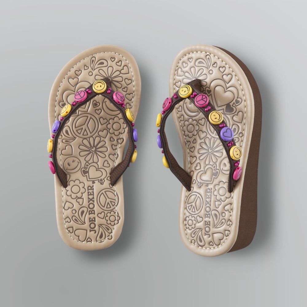 Joe Boxer Girl's Retro Wedge Flip-Flops at Sears.com
