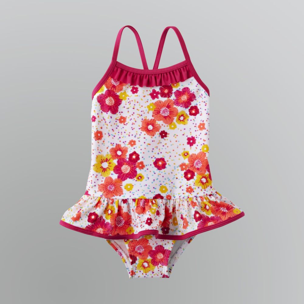 Joe Boxer Toddler Girl's Skirted Swimsuit - Floral at Kmart.com