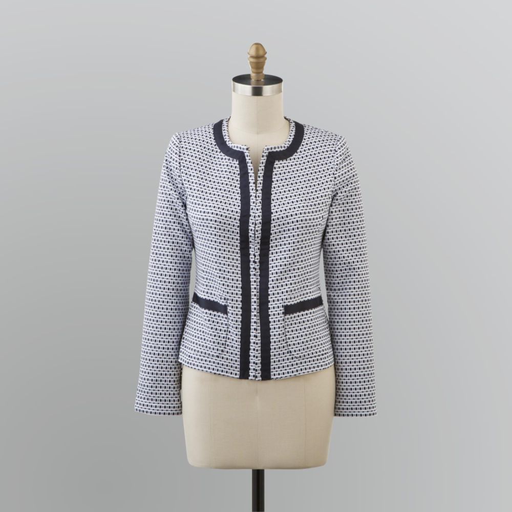 Jaclyn Smith Women's Ribbon Trim Jacket at Kmart.com