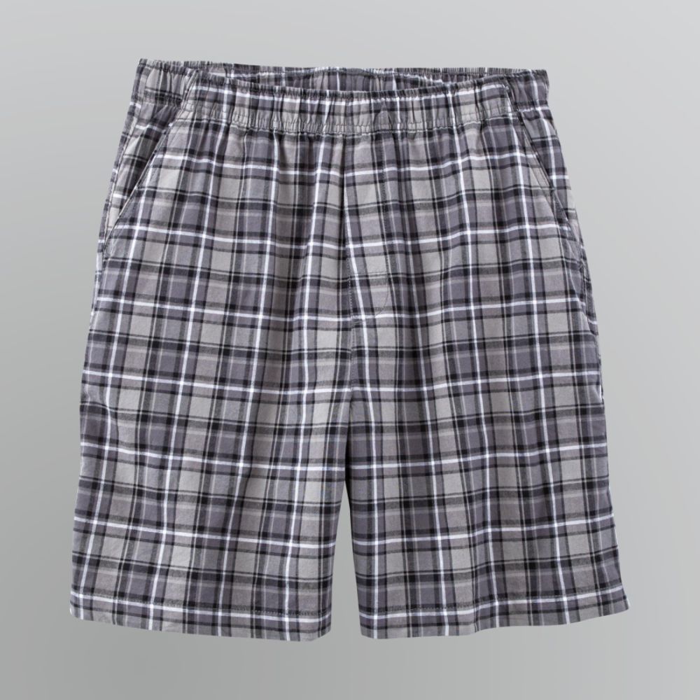 Basic Editions Men's Plaid Pull-On Shorts at Kmart.com