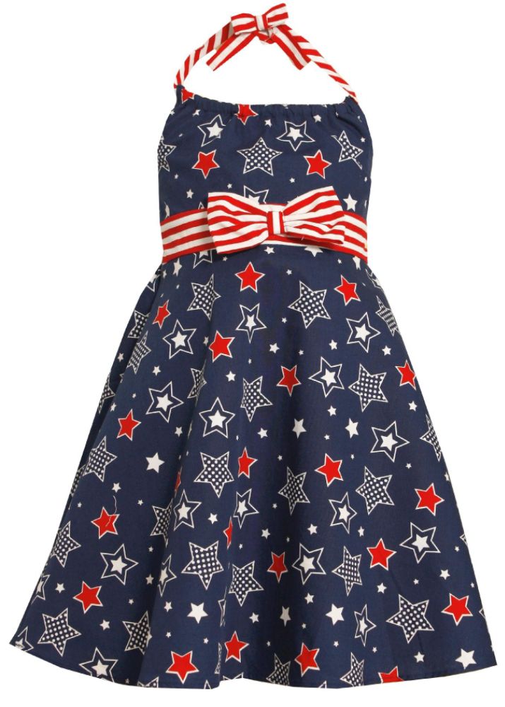 Ashley Ann Infant/Toddler's Dress Navy Star Halter at Sears.com