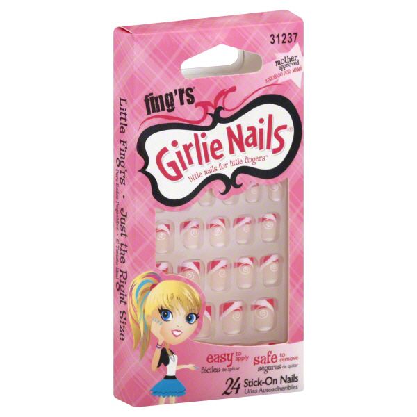 Fing'rs Girlie Nails Stick-On Nails, 24 nails at Kmart.com