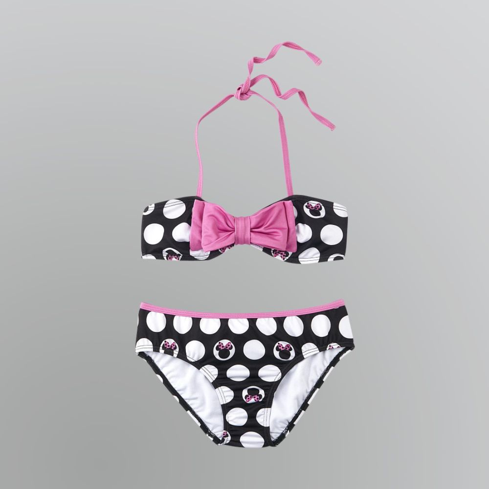 Disney Girl's Minnie Mouse Bow-Tie Bikini at Kmart.com