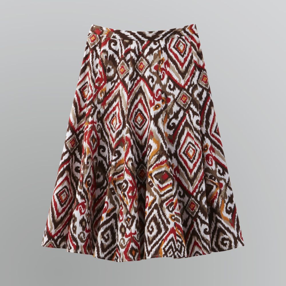 Covington Women's Tribal Flared Panel Skirt at Sears.com