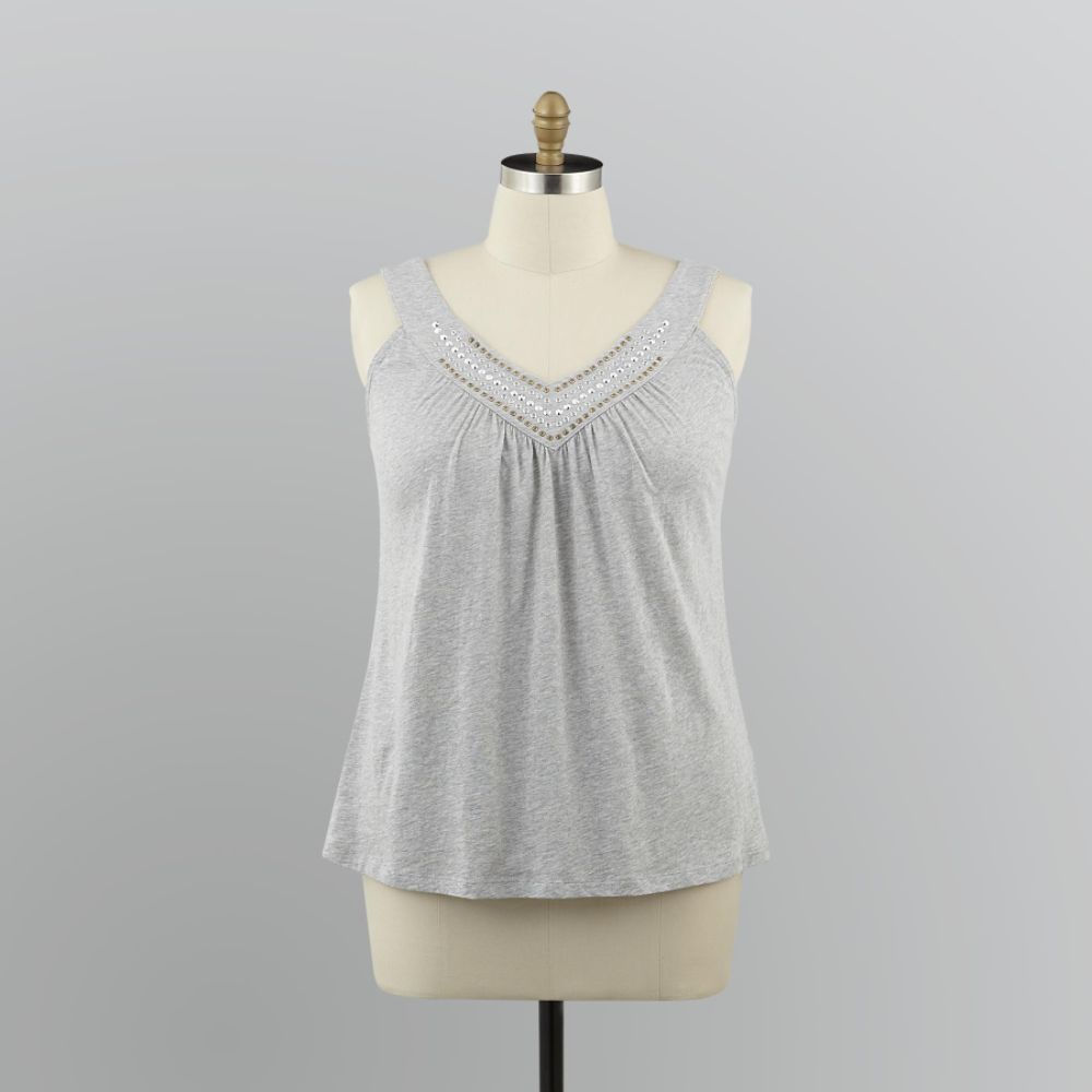Basic Editions Women's Plus Cleo Tank at Kmart.com