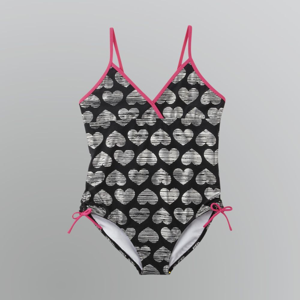 Joe Boxer Girl's Foil Heart Swimsuit at Kmart.com