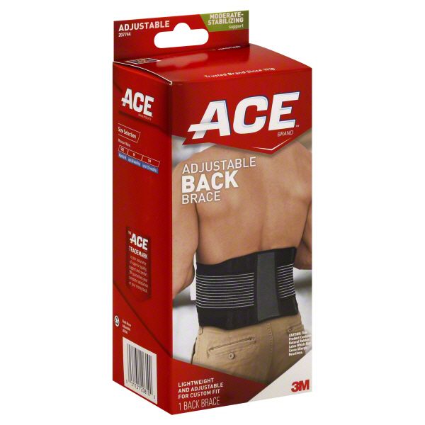 Ace Back Brace, Adjustable, 1 back brace at Kmart.com