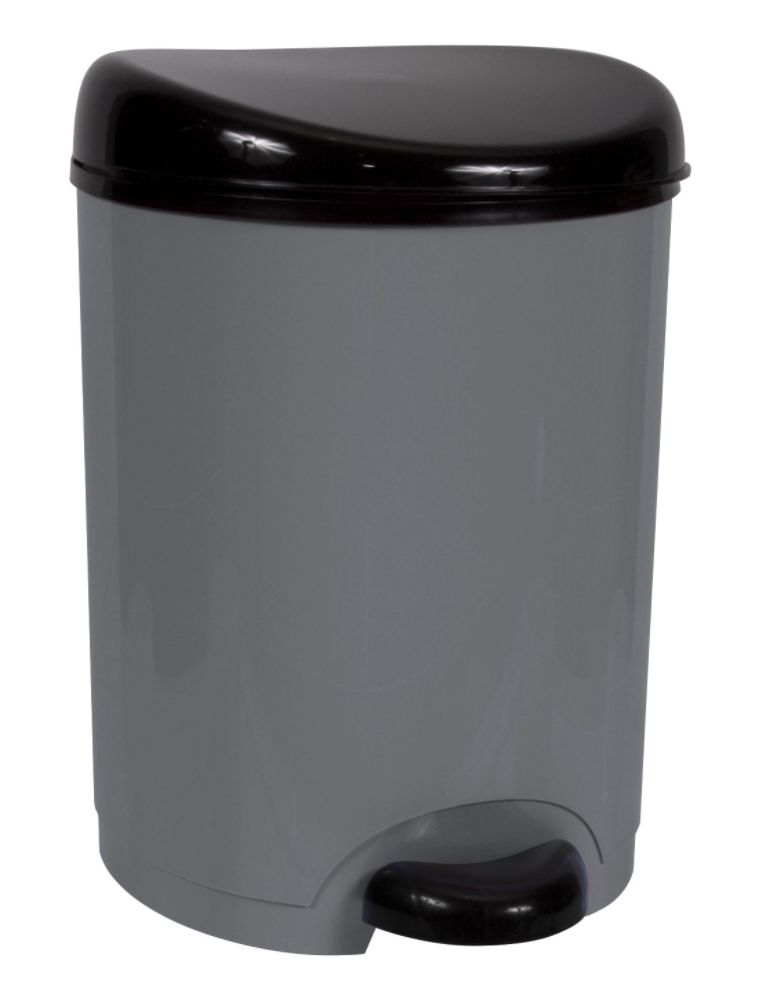 Hefty 2 GALLON STEP-ON    WASTECAN - GREY at Kmart.com