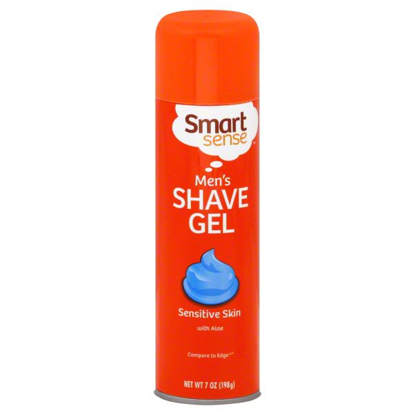 Smart Sense Shave Gel, Men's, Sensitive Skin, 7 oz (198 g) at Kmart.com