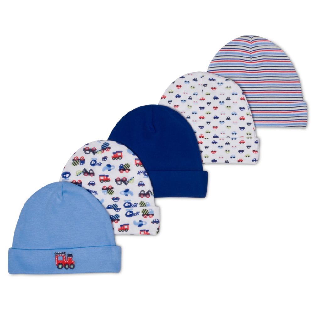 Gerber Infant Boys Caps With Cuffs Five Pack at Kmart.com