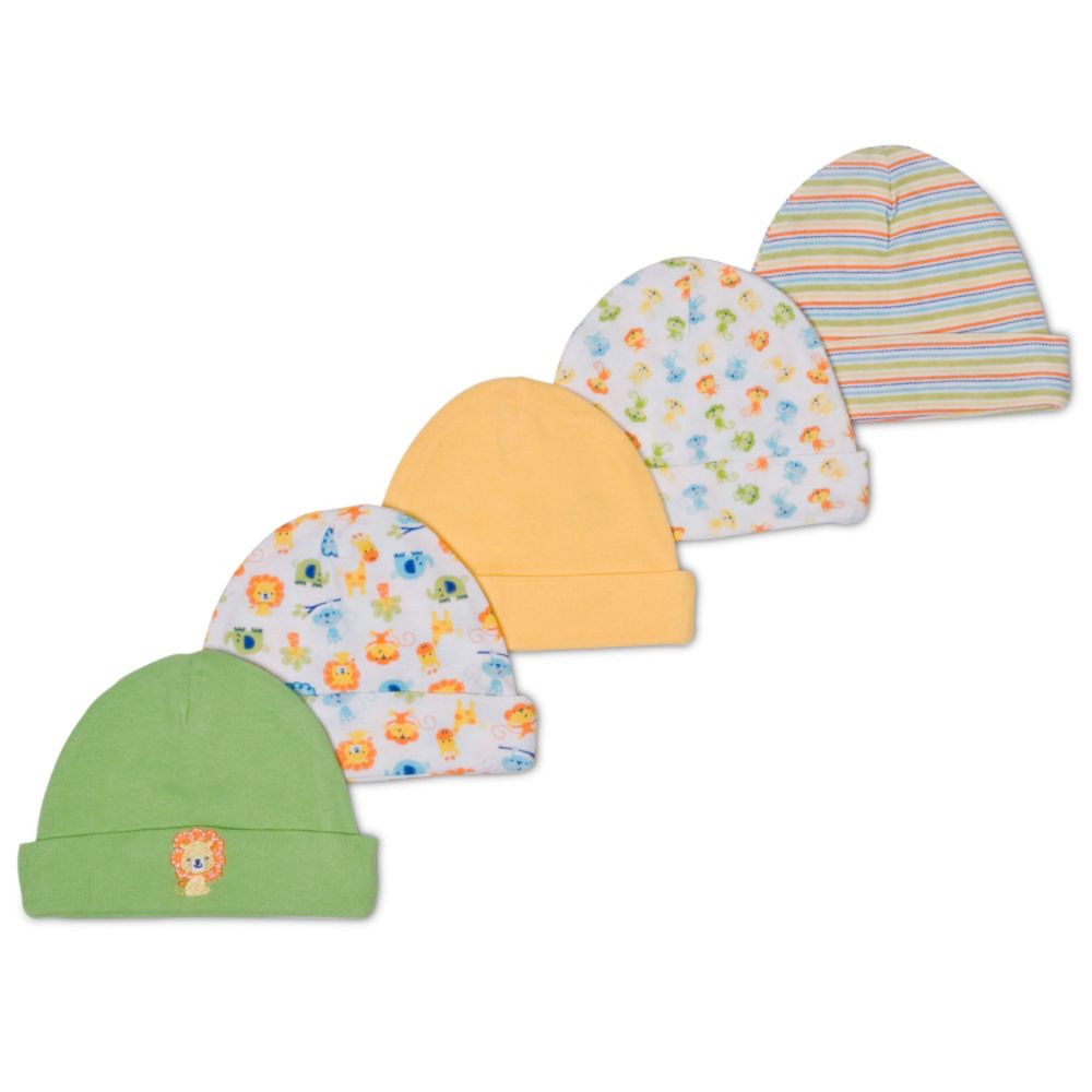 Gerber Infant's Caps With Cuffs Five Pack at Kmart.com