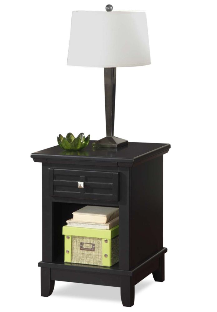 Home Styles Arts & Crafts Night Stand Black