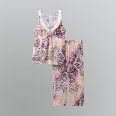 Jaclyn Smith Womens Pajama and Sleeveless Top Set Printed at Kmart.com